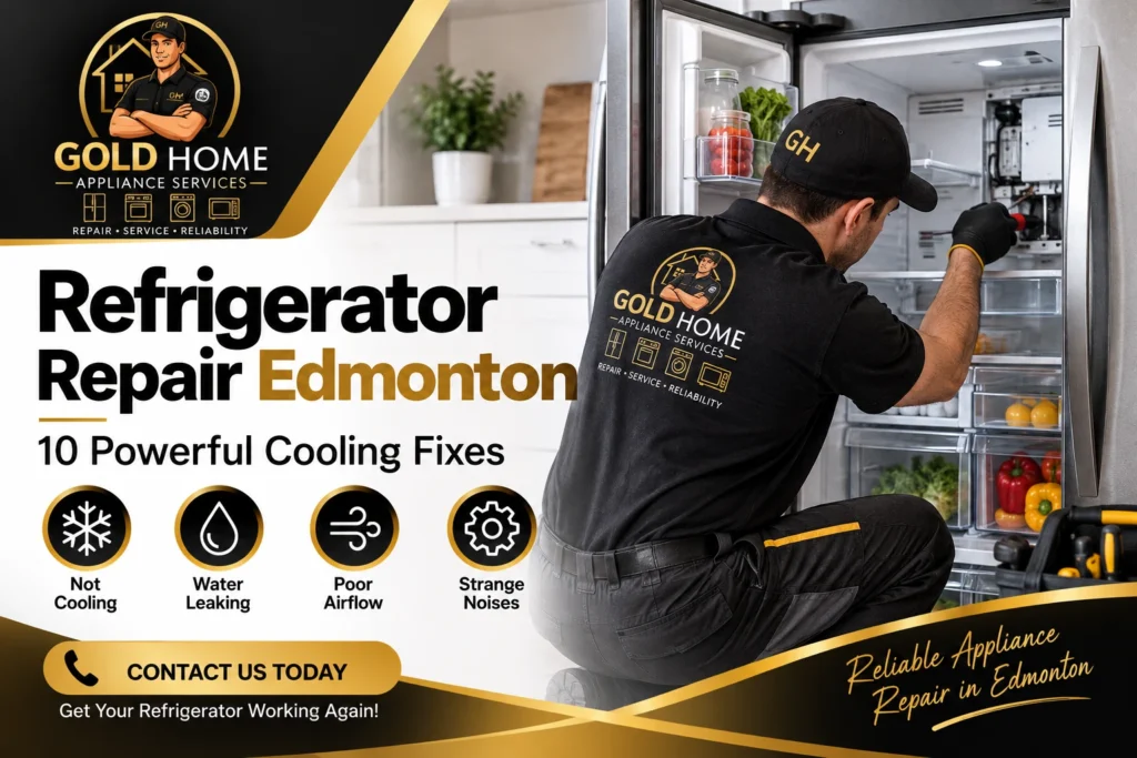 professional refrigerator technician Edmonton